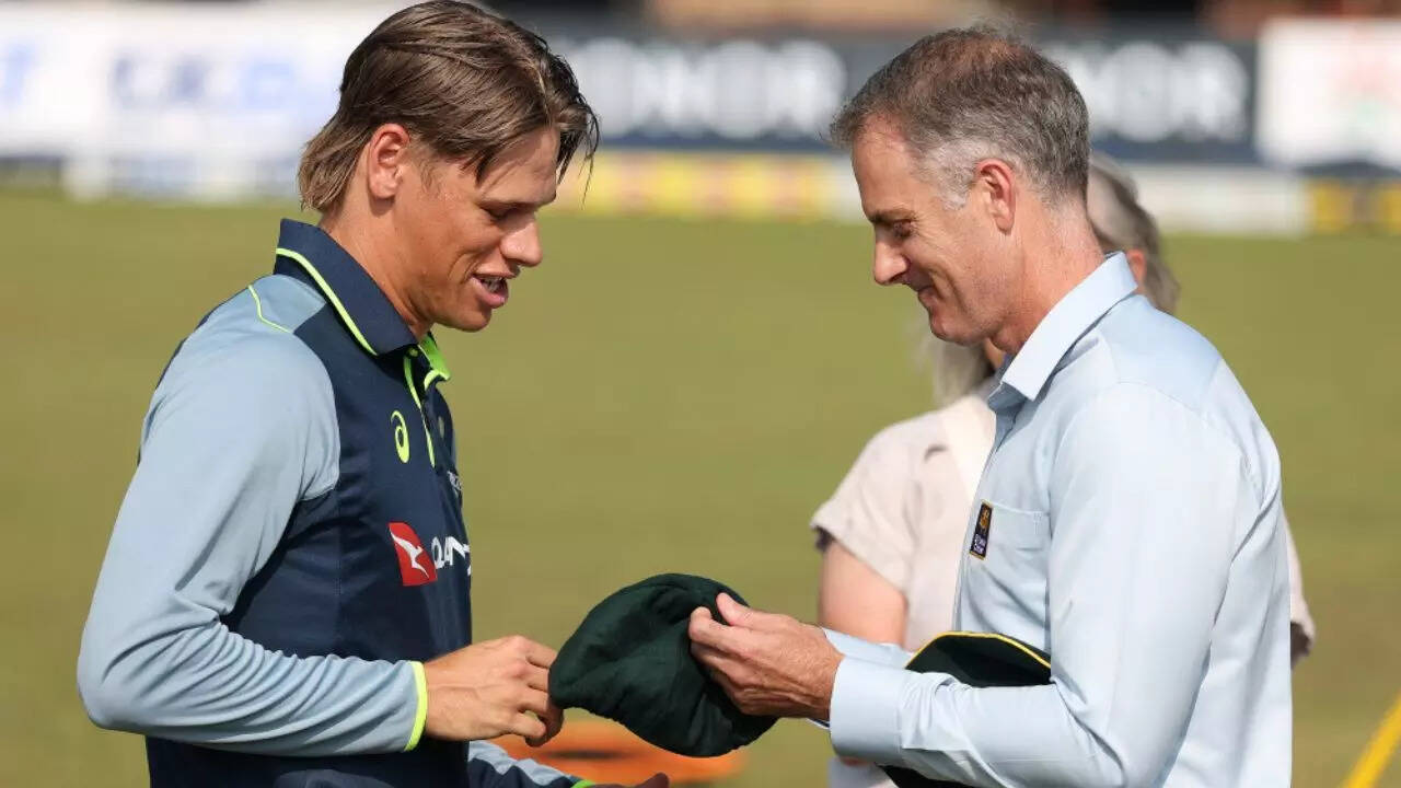 Cooper Connolly and Simon Katich