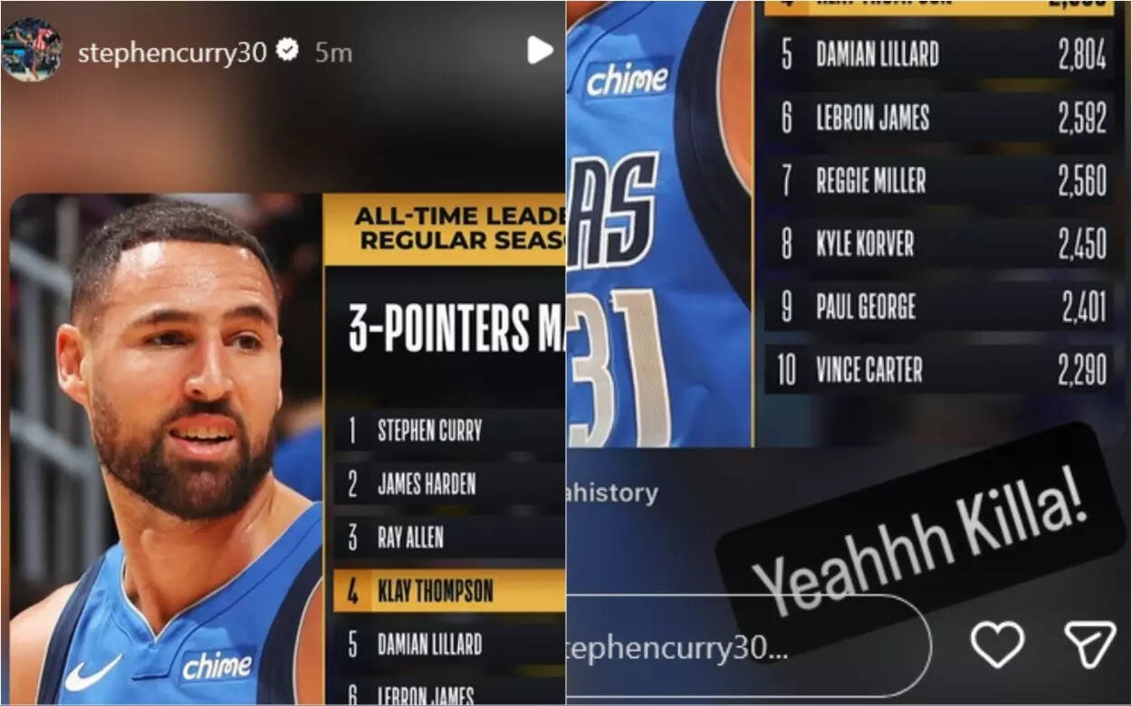 Curry's message to Klay