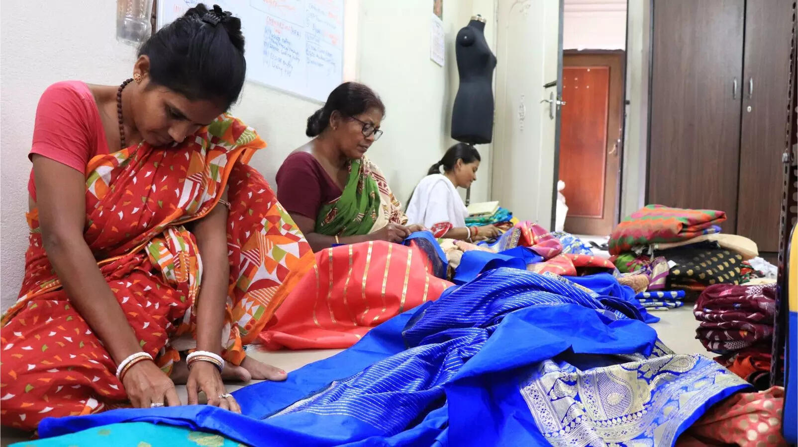 Most handwork is done by women artisans
