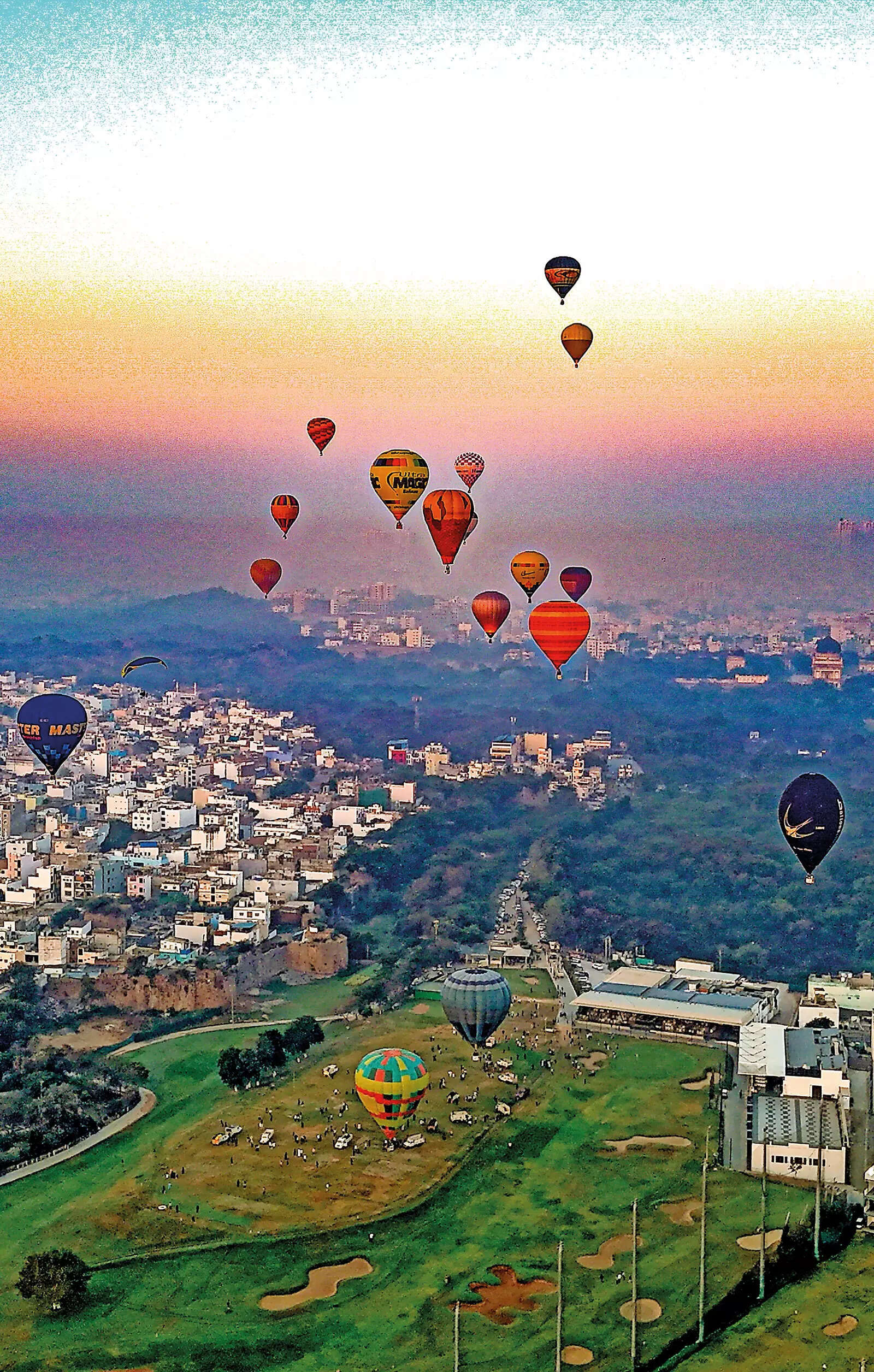 Hot air balloon hyderabad