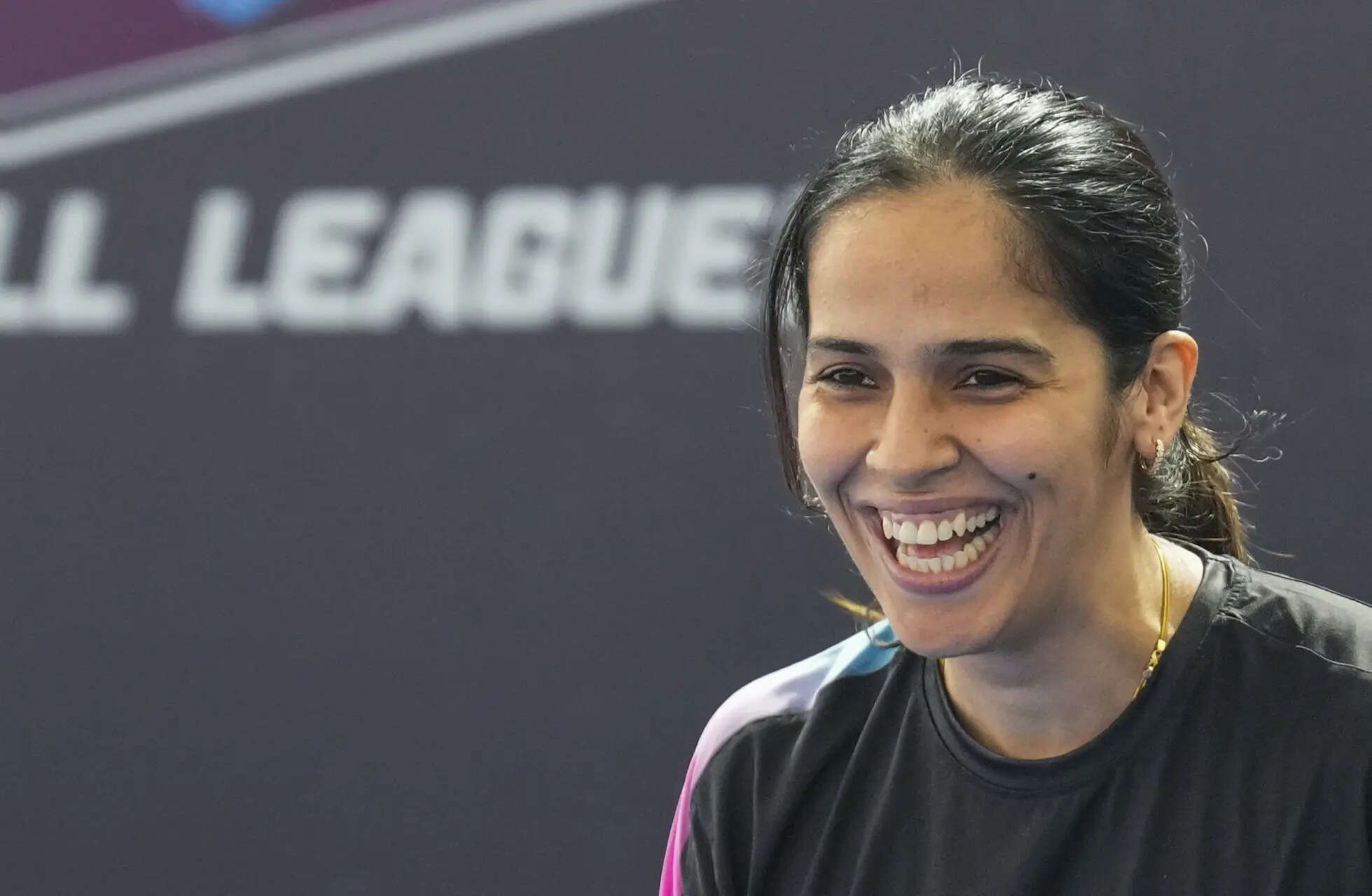 Saina Nehwal at friendly pickleball match