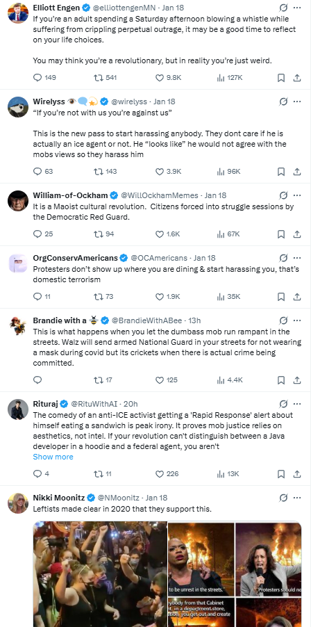 ​X users react to viral video of 5 tech workers misidentified as ICE in Minneapolis​