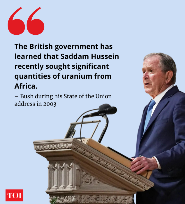 What Bush said in 2003