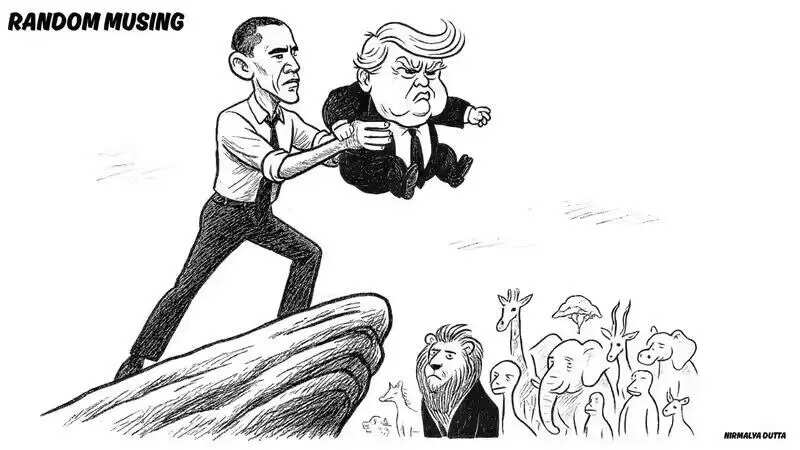 Barack Obama and Donald Trump