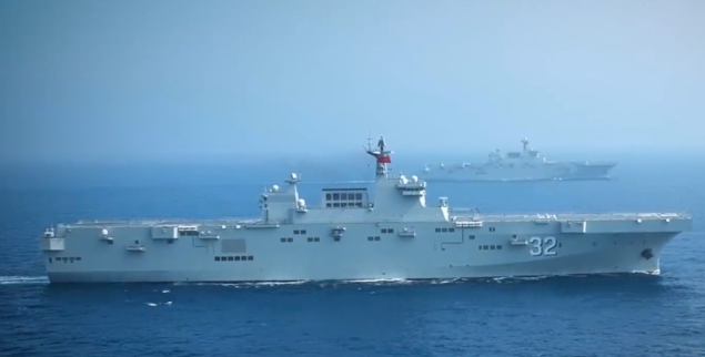 China's type 075 assault ship (Photo credit: Global Times)