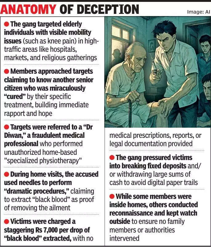 Gang of fake physiotherapists targeting elderly busted in Ahmedabad; one arrested