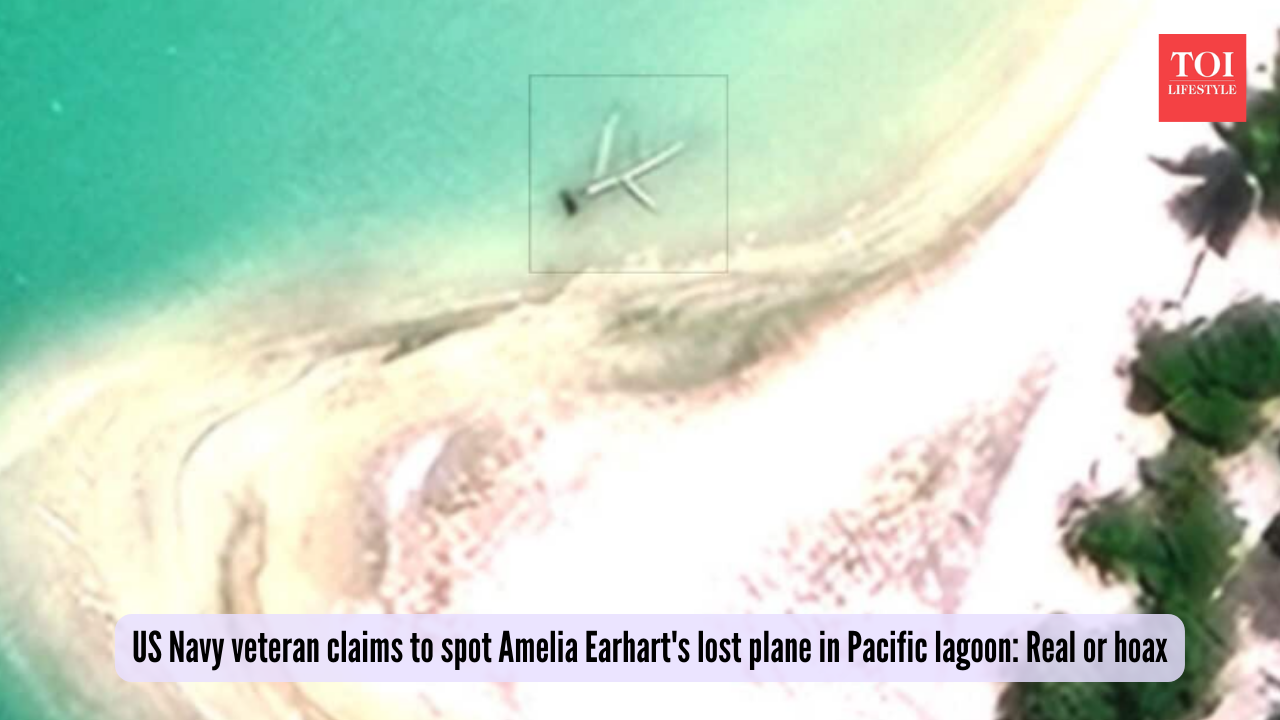 US Navy veteran claims to spot Amelia Earhart's lost plane in Pacific lagoon