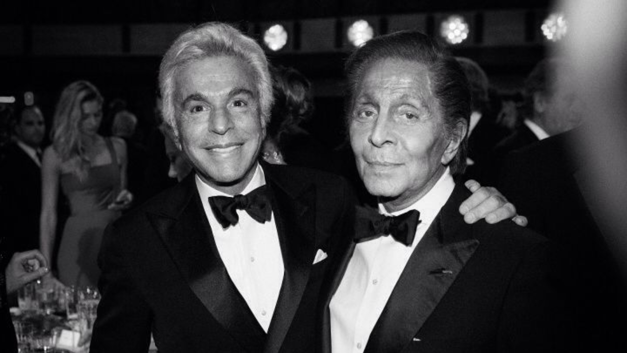 Valentino with Giancarlo Giammetti
