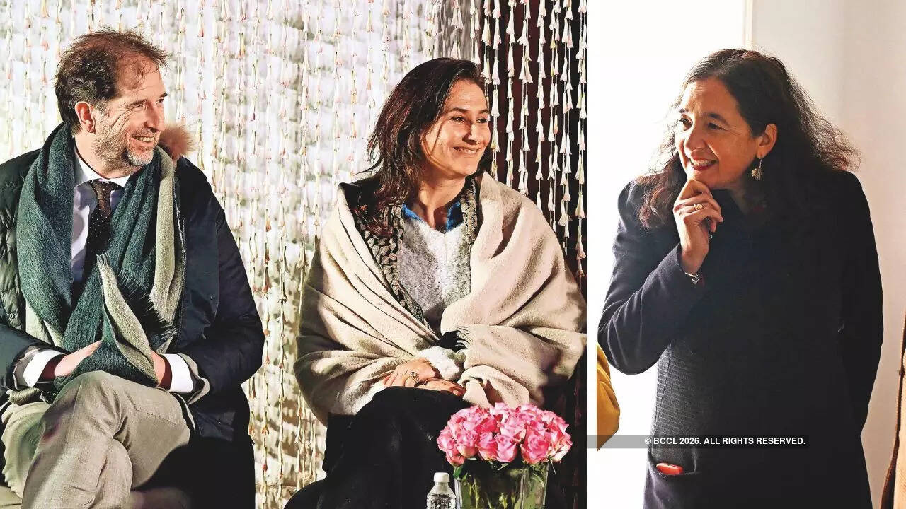 Robert van Langh, General Director at Drents Museum, Martine Gosselink, General Director, Mauritshuis and Dewi van de Weerd, the Ambassador for International Cultural Cooperation at Dutch Ministry of Foreign Affairs Robert van Langh, General Director at Drents Museum, Martine Gosselink, General Director, Mauritshuis and Dewi van de Weerd, the Ambassador for International Cultural Cooperation at Dutch Ministry of Foreign Affairs