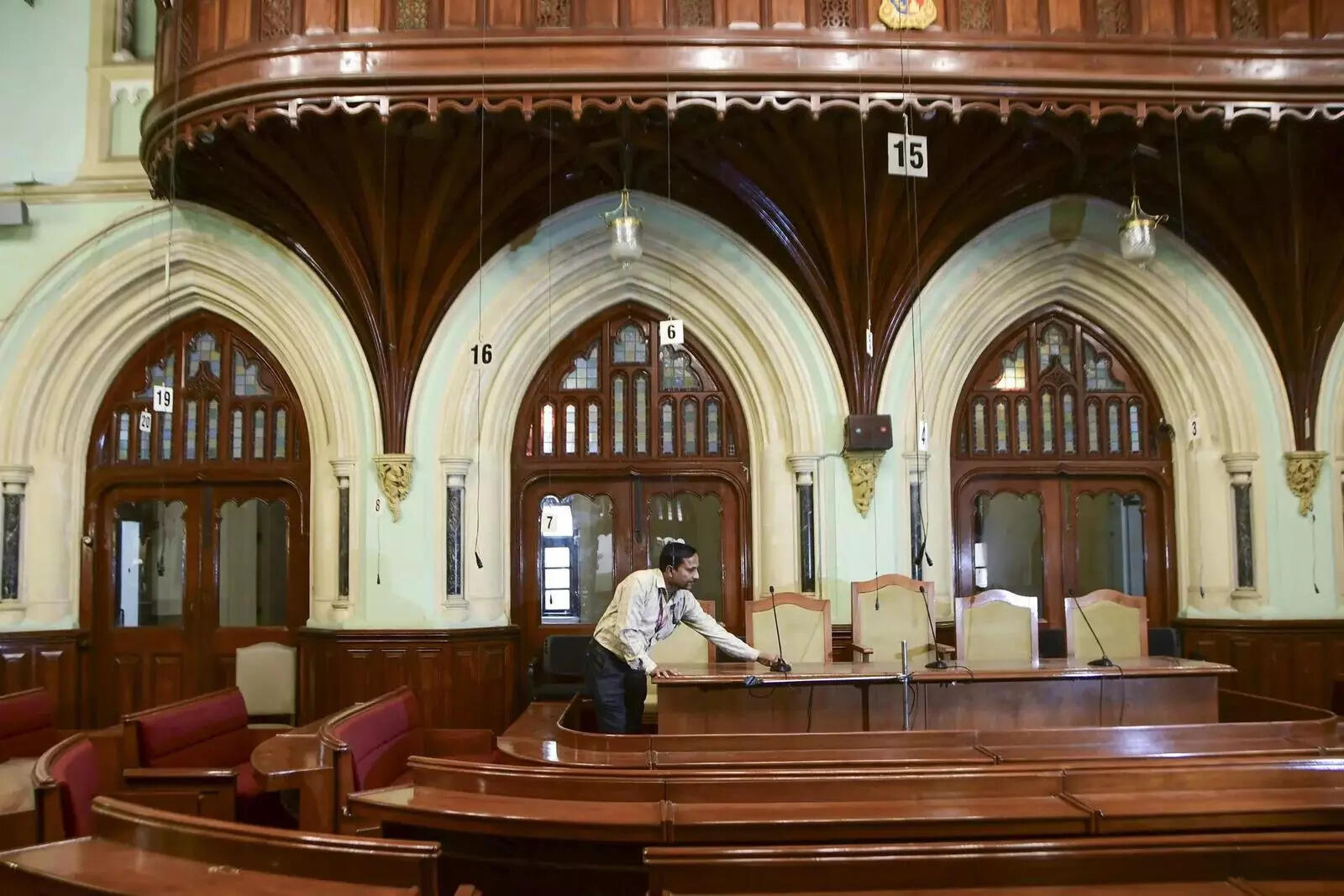 Preps in BMC ofice (PTI image)