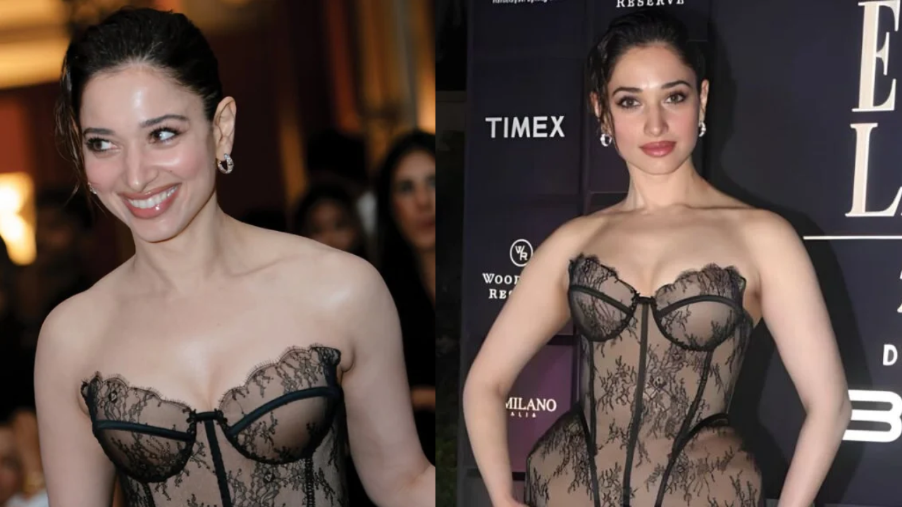 Surya Sarkar Lace Couture Worn by Tamannaah
