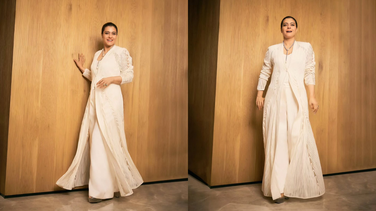 Kajol Proves Texture Is the Real Hero In This Jacket