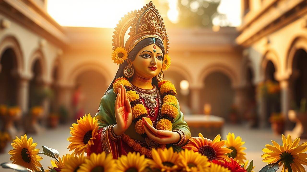 Serene Saraswati's Basant Panchami