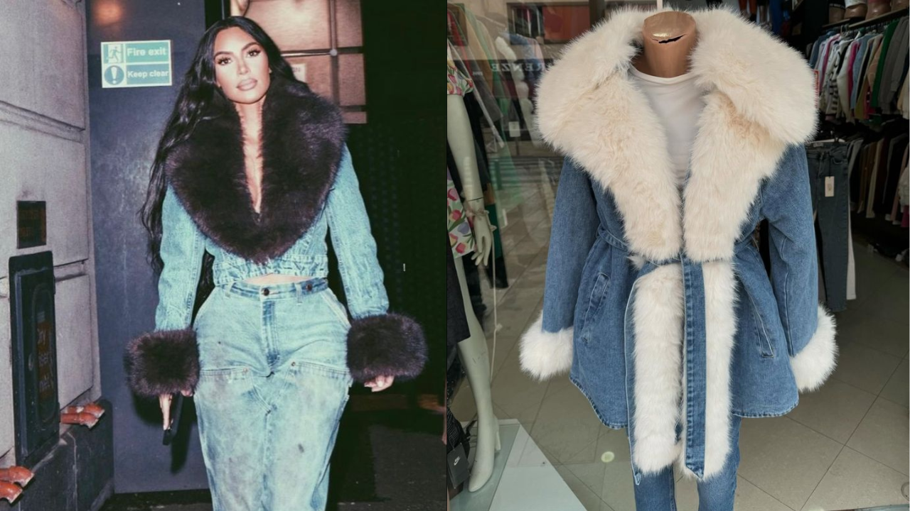 How Faux Fur Denim Jackets Are Defining This Season