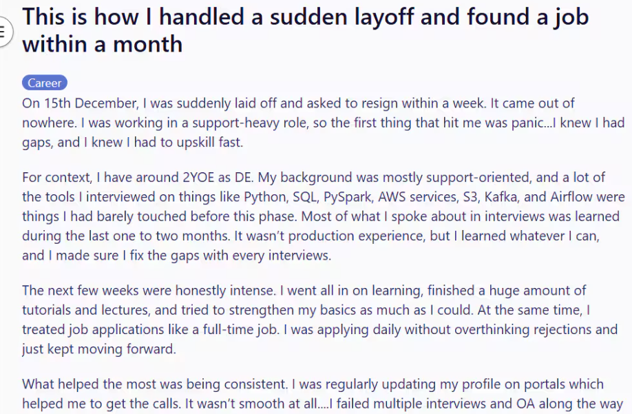 Screenshot from Redditor's post