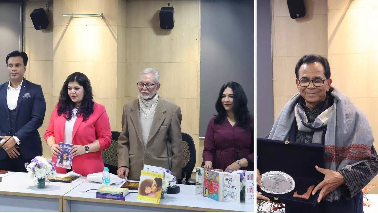 (L-R) Dr Debraj Shome, Dr Tanaya Narendra, Dr R.L Bijlani, Dr Tripti Sharan, Dr Ashok Chakradhar