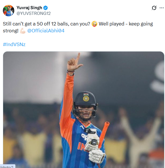 Yuvraj Singh post