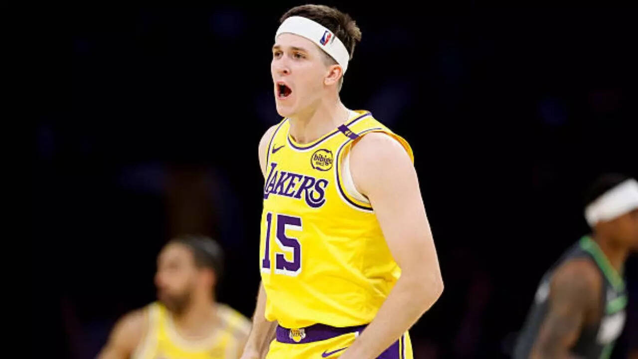 Los Angeles Lakers' shooting guard Austin Reaves