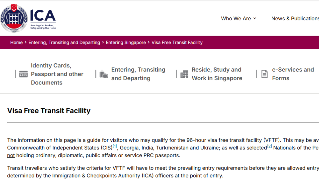 singapore visa
