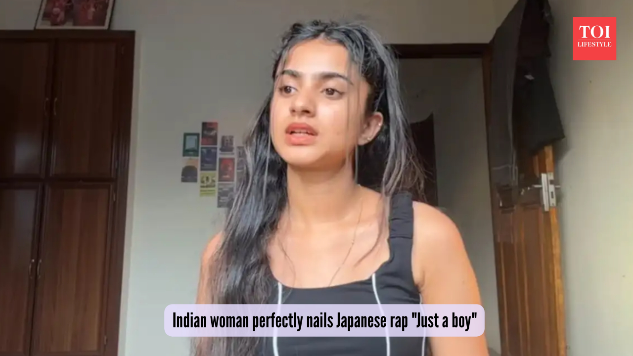 Indian woman perfectly nails Japanese rap 'Just a boy'