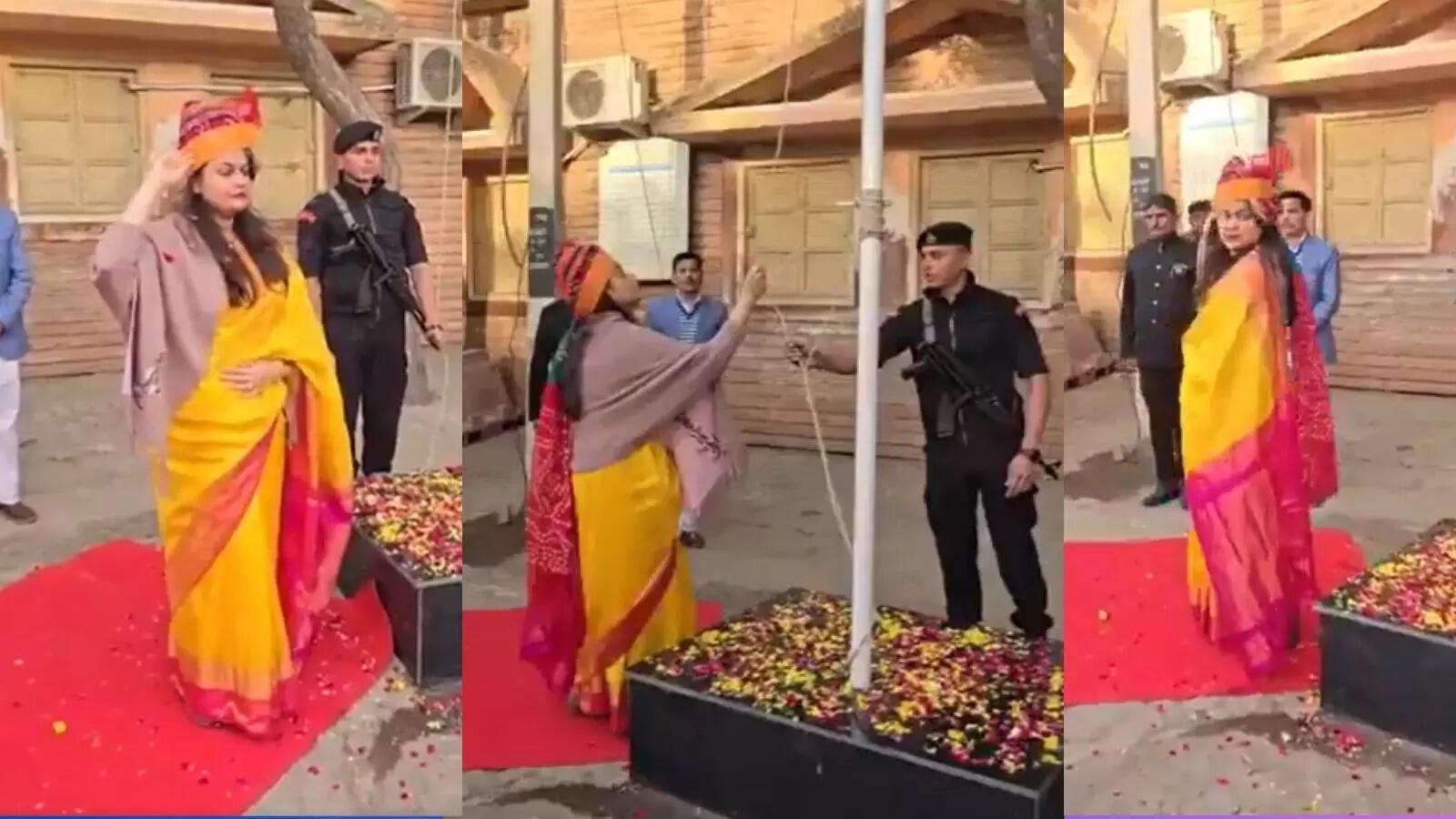 IAS Tina Dabi barmer Republic Day