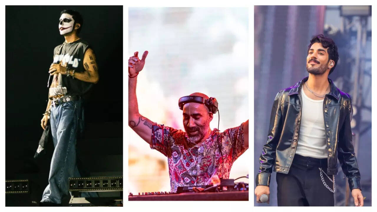 Talwiinder, Nucleya and Ben Parag who performed with Karsh Kale