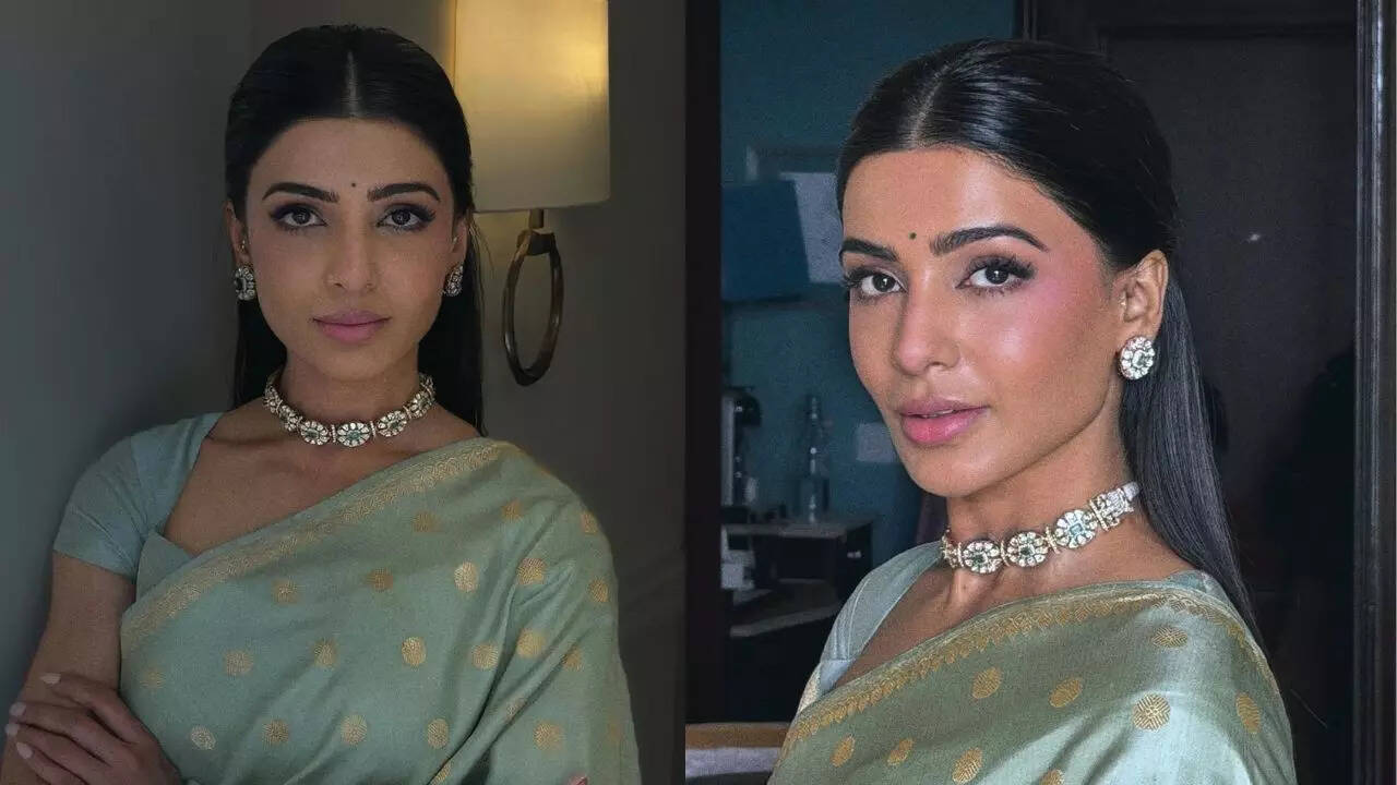 Samantha Attends President Droupadi Murmu’s Hi-Tea