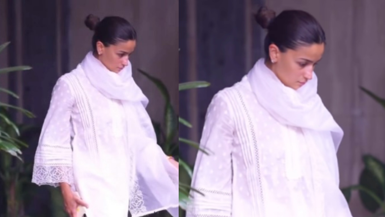 Alia Bhatt’s White Lace Kurta Set Is a Quiet Flex