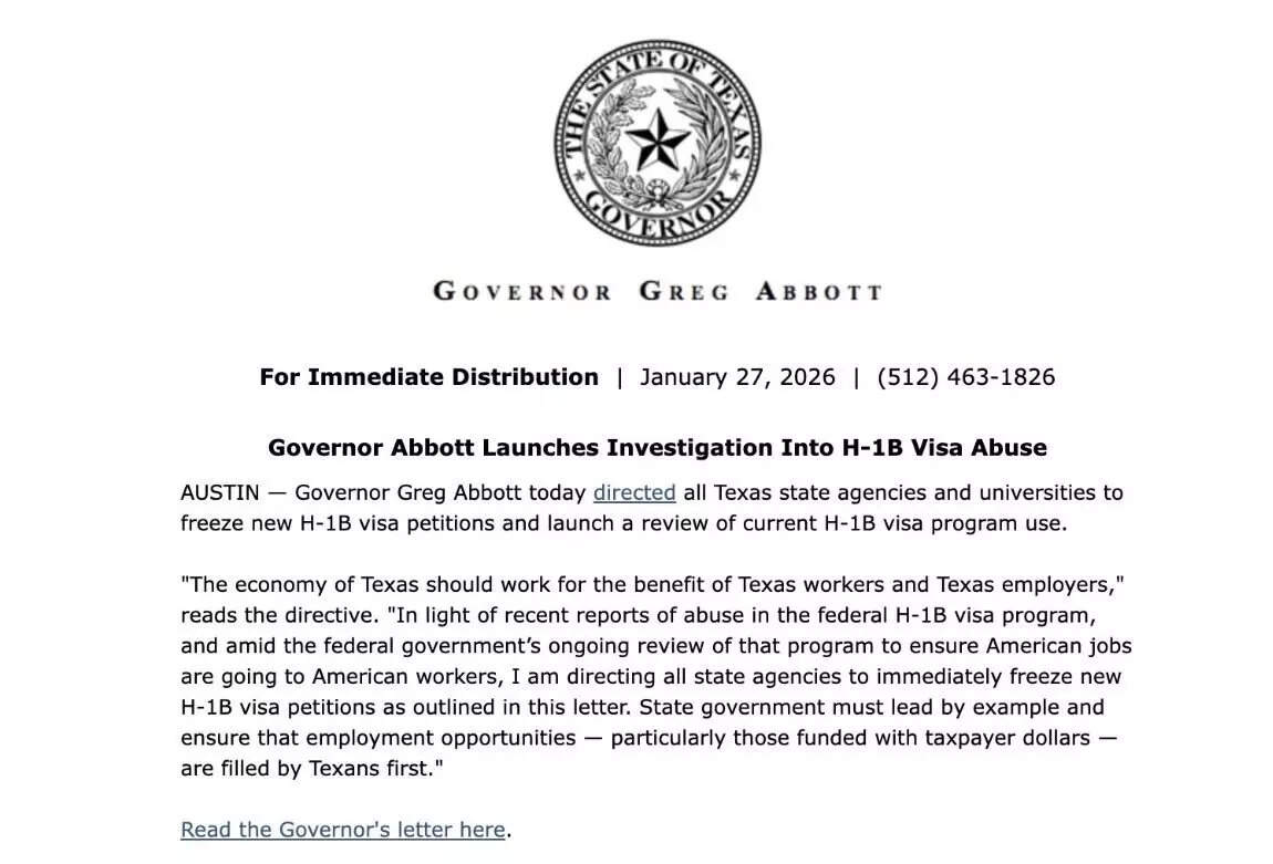 The letter in question