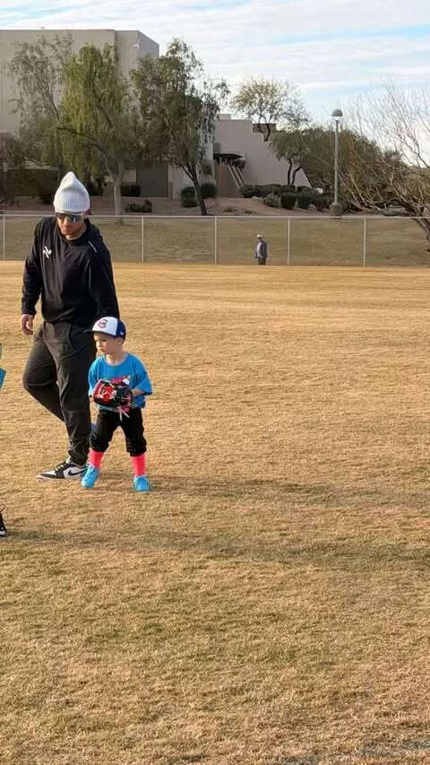 Alex Bregman with his child Knox
