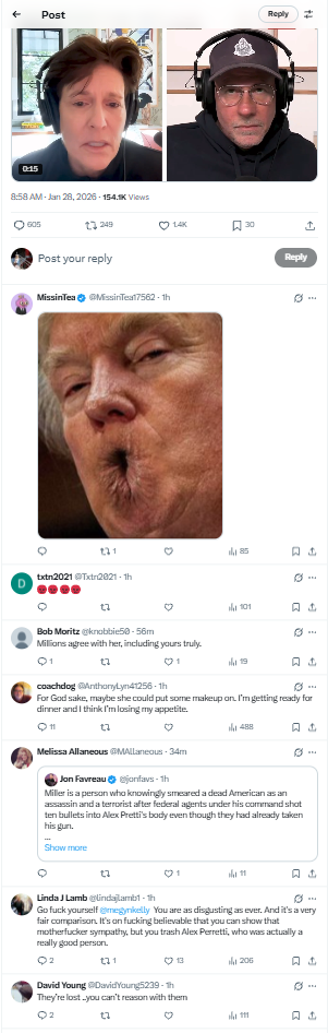 Usuários do X (anteriormente Twitter) reagem a Megyn Kelly acusando Kara Swisher de comparação nazista