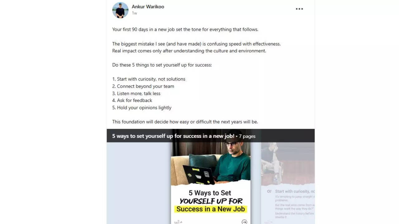 வெற்றிக்காக உங்களை அமைத்துக்கொள்ள 5 விஷயங்களை அங்கூர் வாரிகோ வெளிப்படுத்துகிறார்