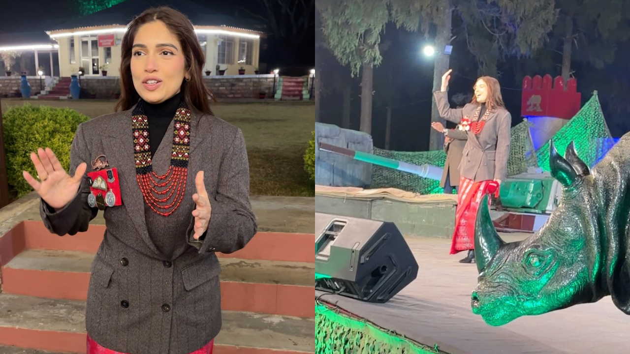Bhumi Wears History at the Assam Regimental Centre