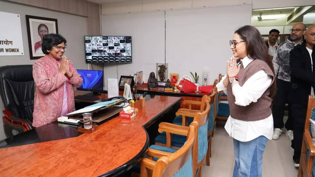 The discussion was held in the presence of NCW officials, staff and invited guests. The conversation touched on women’s empowerment, leadership, and how women are represented in cinema. The discussion was held in the presence of NCW officials, staff and invited guests. The conversation touched on women’s empowerment, leadership, and how women are represented in cinema.