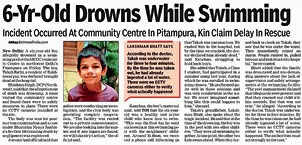 Screams Of 6-Year-Old Boy Drowned In Systemic Failure