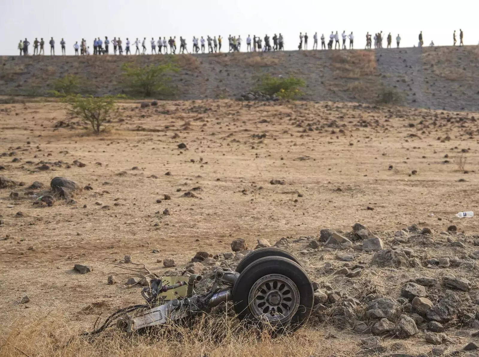 Remains of Ajit Pawar's plane