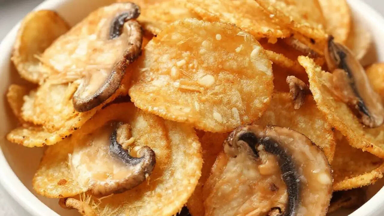 காளான் சில்லுகள் (பட ஆதாரம்: AI- உருவாக்கப்பட்டது)