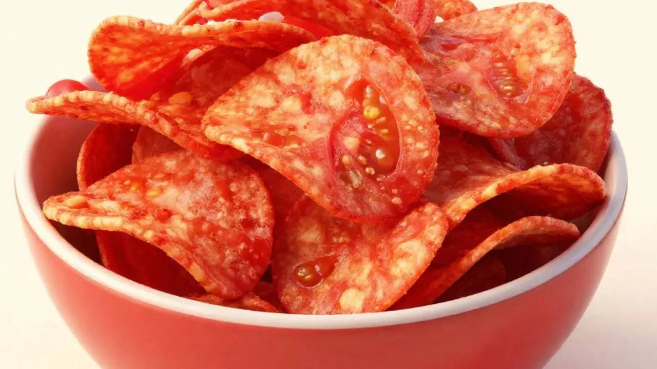 தக்காளி சிப்ஸ் (பட ஆதாரம்: AI- உருவாக்கியது)