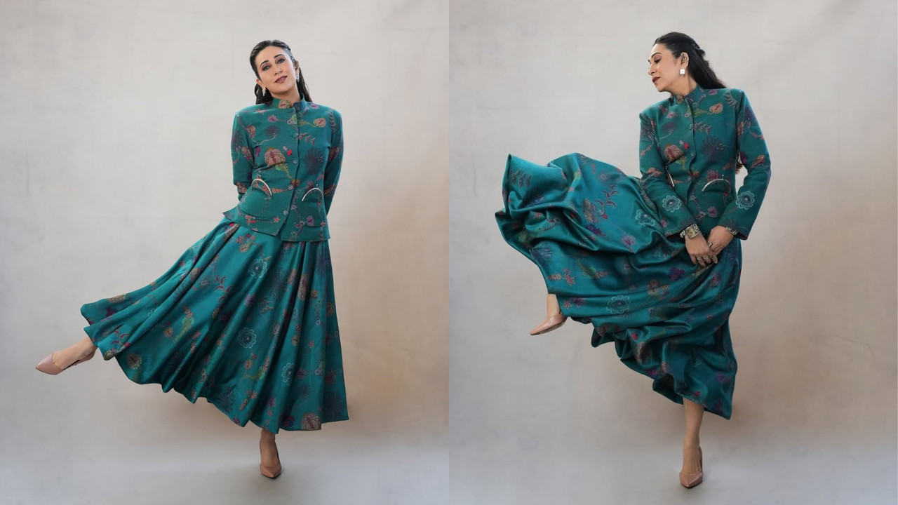 Karisma Kapoor in Siddhartha Bansal Jacket