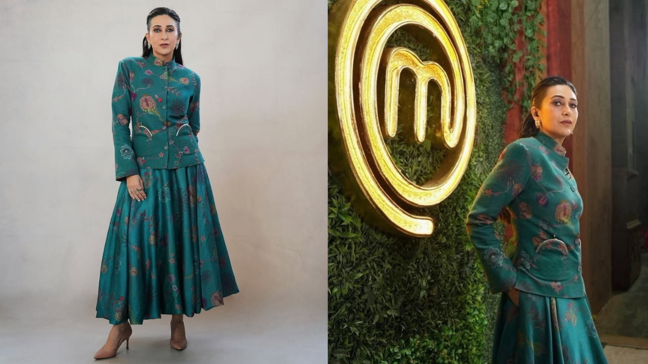 Karisma Kapoor at MasterChef set