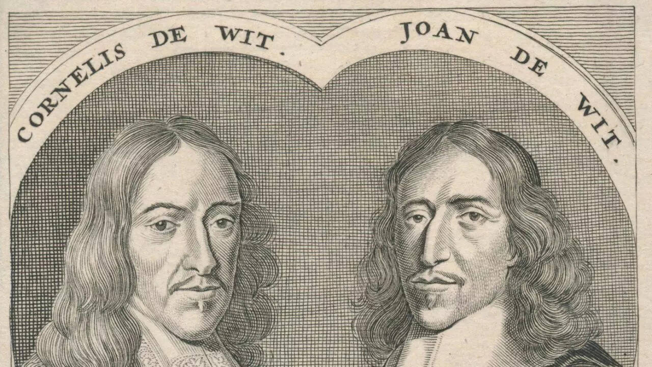 Head of state Johan de Witt and his brother Cornelis de Witt<br>