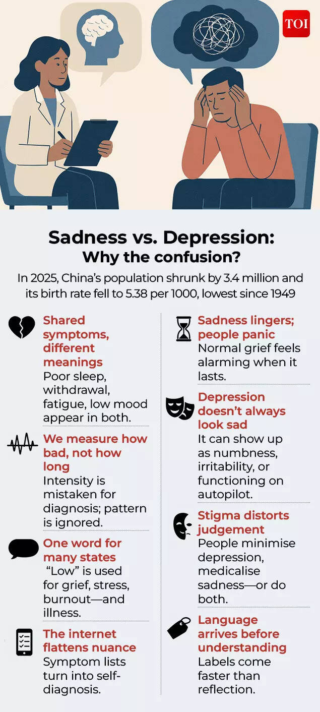 Sadness vs. Depression: Why the confusion