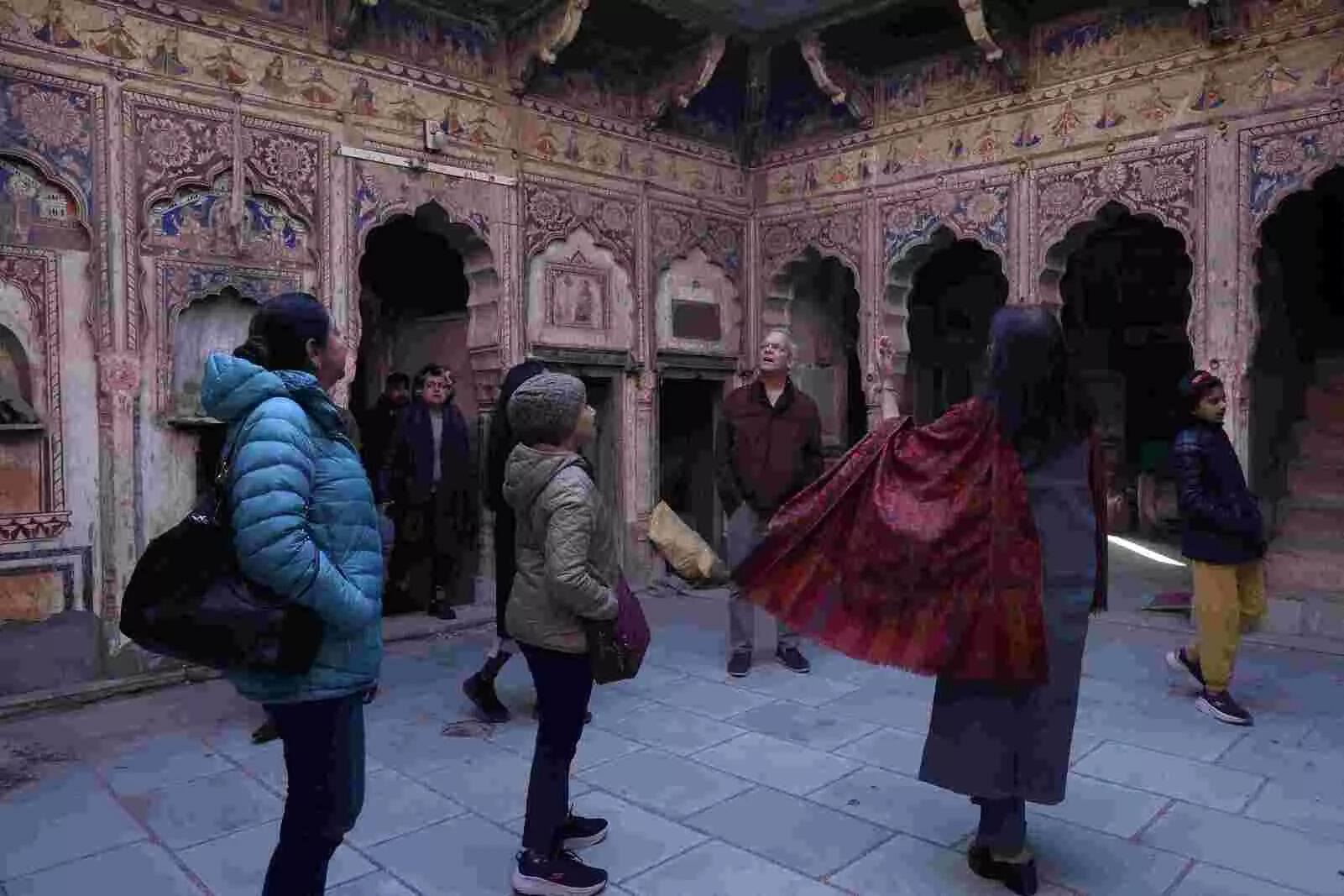 A glimpse of a heritage walk in Ramgarh Shekhawati, Rajasthan