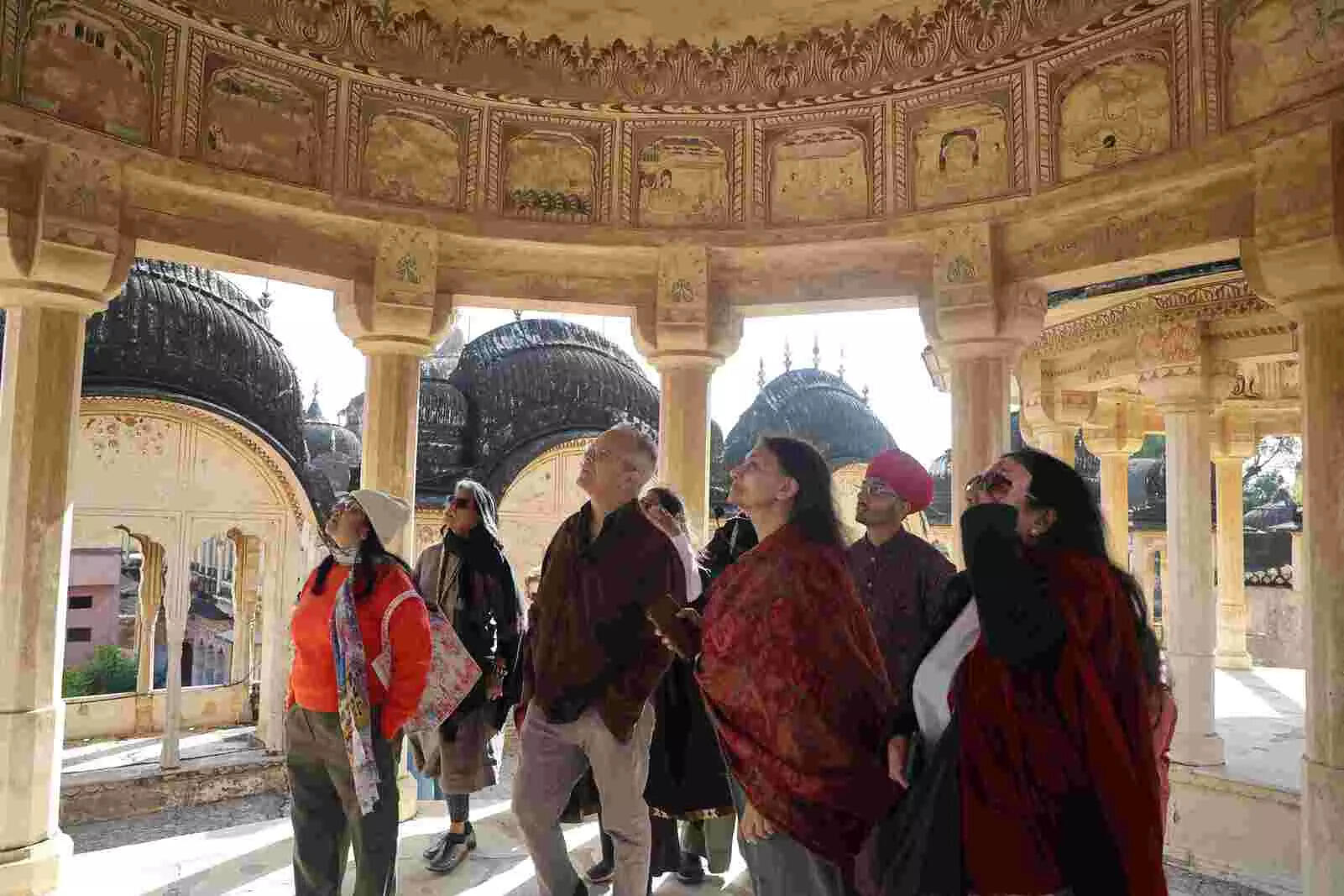 A glimpse of a heritage walk in Ramgarh Shekhawati, Rajasthan