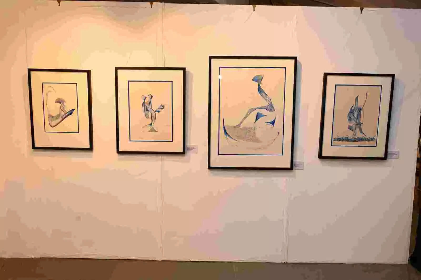 A solo calligraphy exhibition by Qamar Dagar