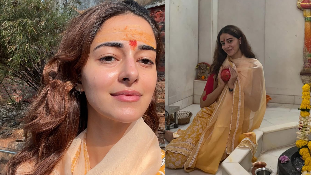 Ananya Panday’s Mulmul Kurta Moment