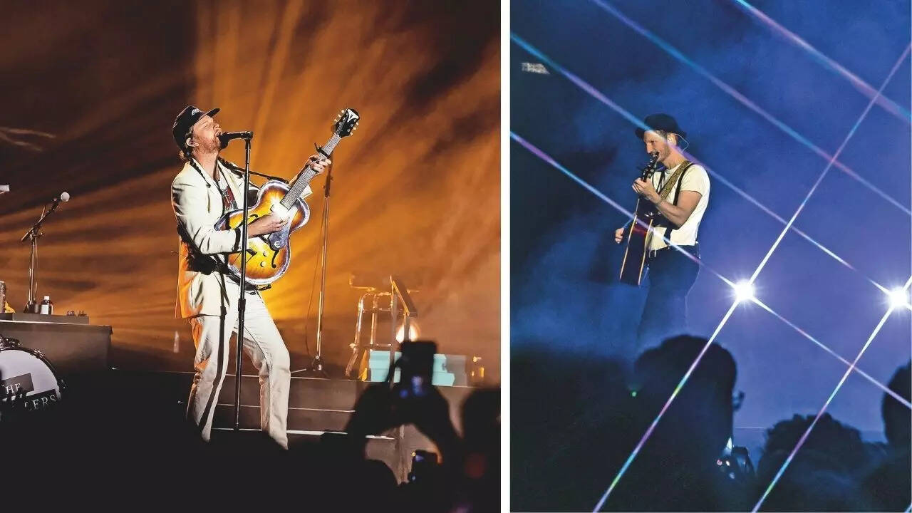 Co-founders of the band, Wesley Schultz (L) and Jeremiah Fraites (R )