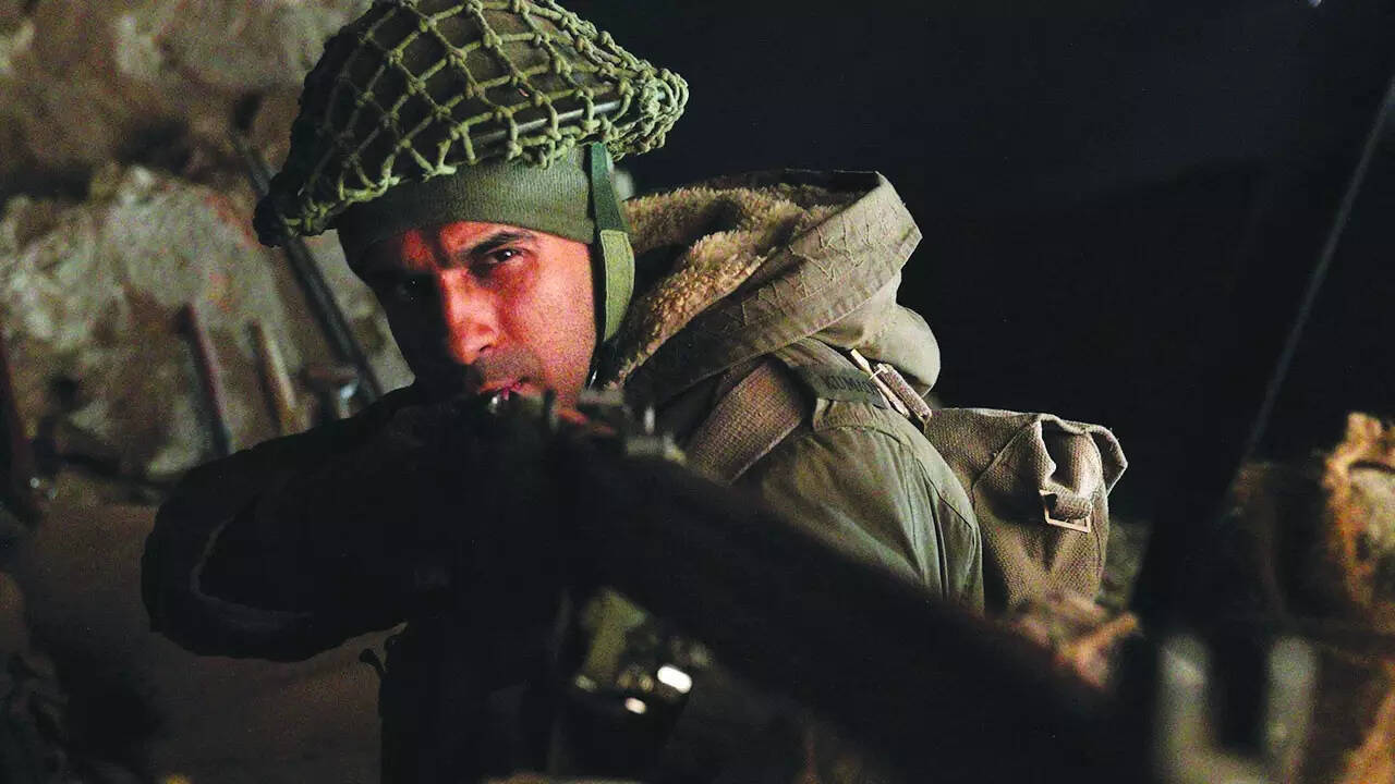 In a still from  the film 120 Bahadur