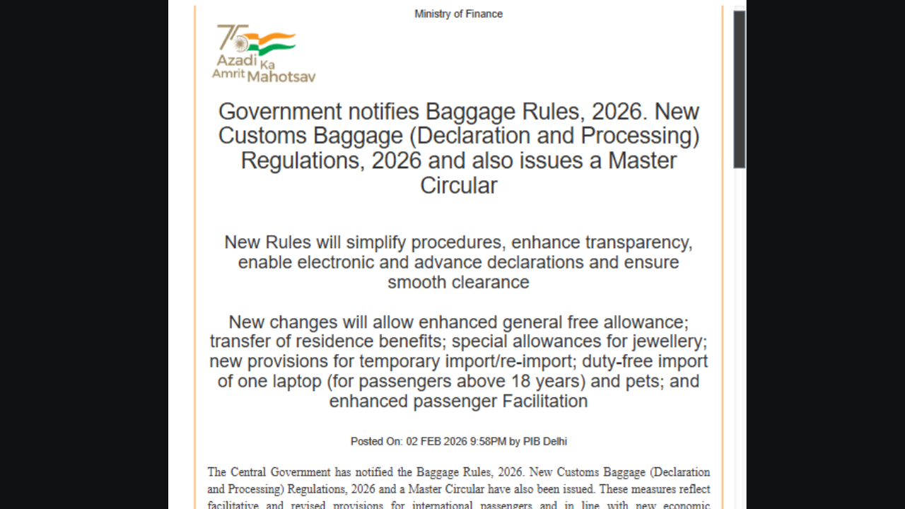 சாமான்கள் விதிகள்