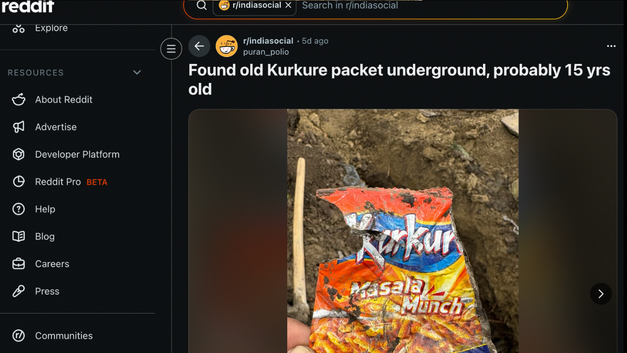 Reddit post